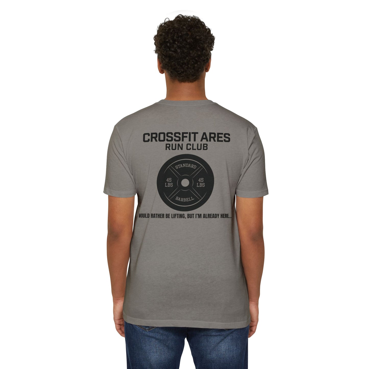 CrossFit Ares 45lb. Plate Run Club T-Shirt