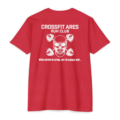 CrossFit Ares Run Club Skull & Barbell T-Shirt