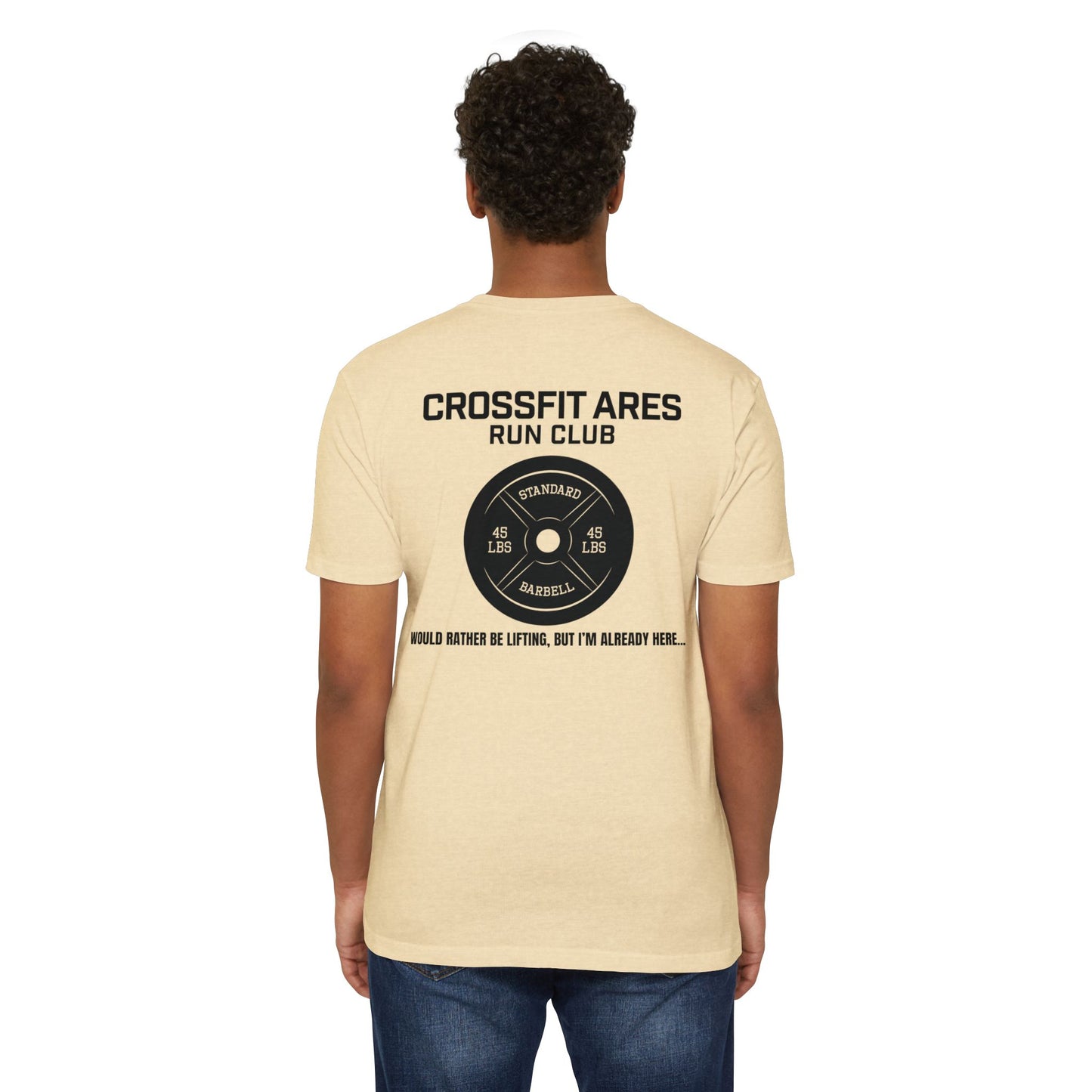 CrossFit Ares 45lb. Plate Run Club T-Shirt