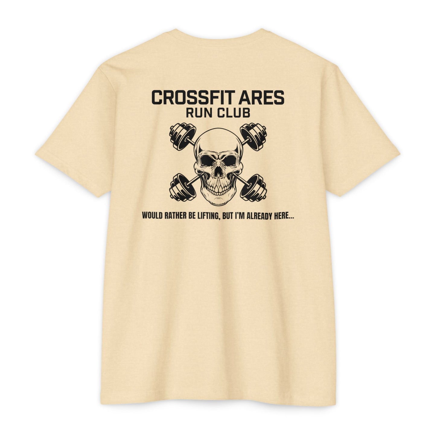 CrossFit Ares Run Club Skull & Barbell T-Shirt
