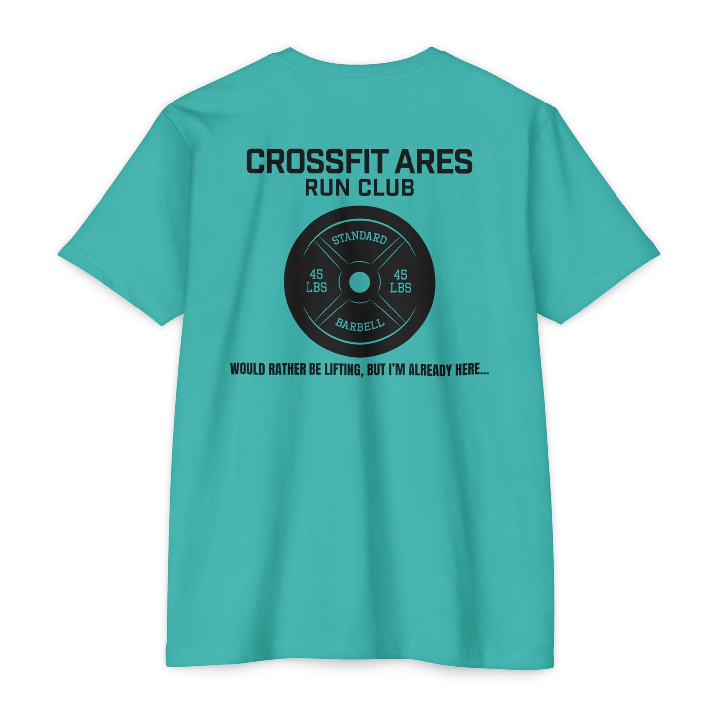 CrossFit Ares 45lb. Plate Run Club T-Shirt