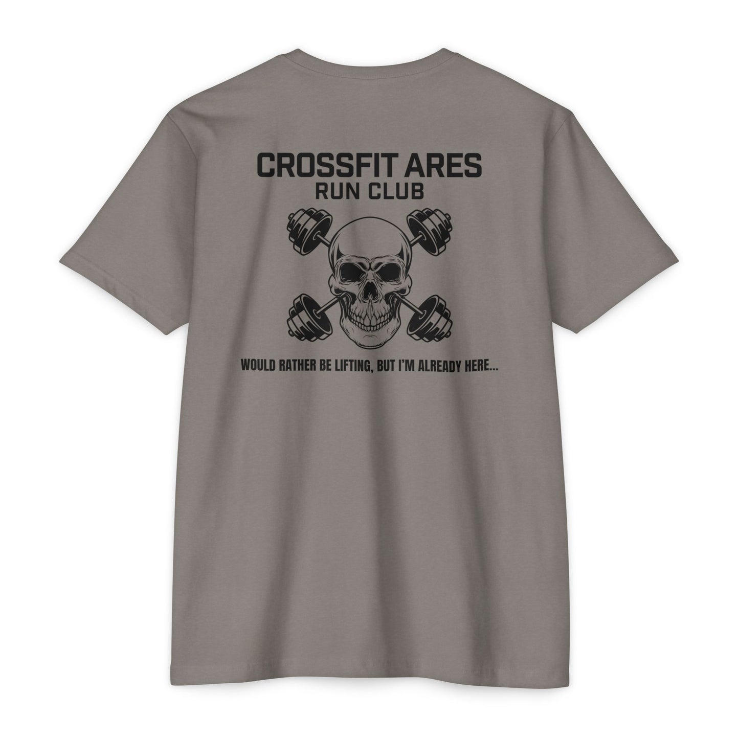 CrossFit Ares Run Club Skull & Barbell T-Shirt