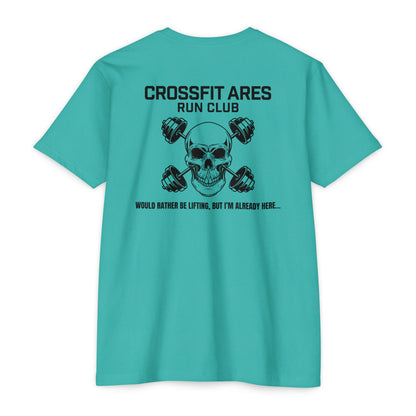 CrossFit Ares Run Club Skull & Barbell T-Shirt