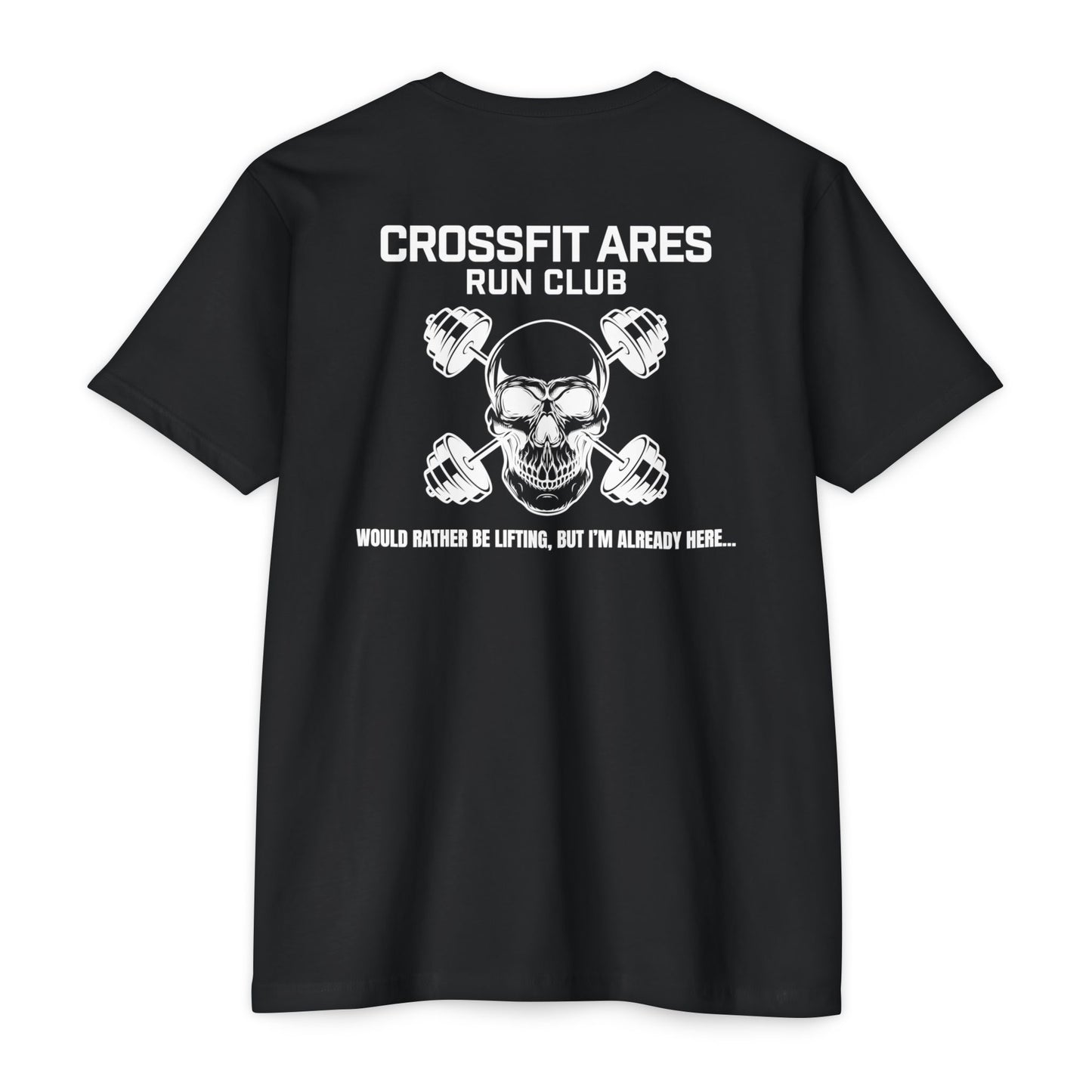 CrossFit Ares Run Club Skull & Barbell T-Shirt