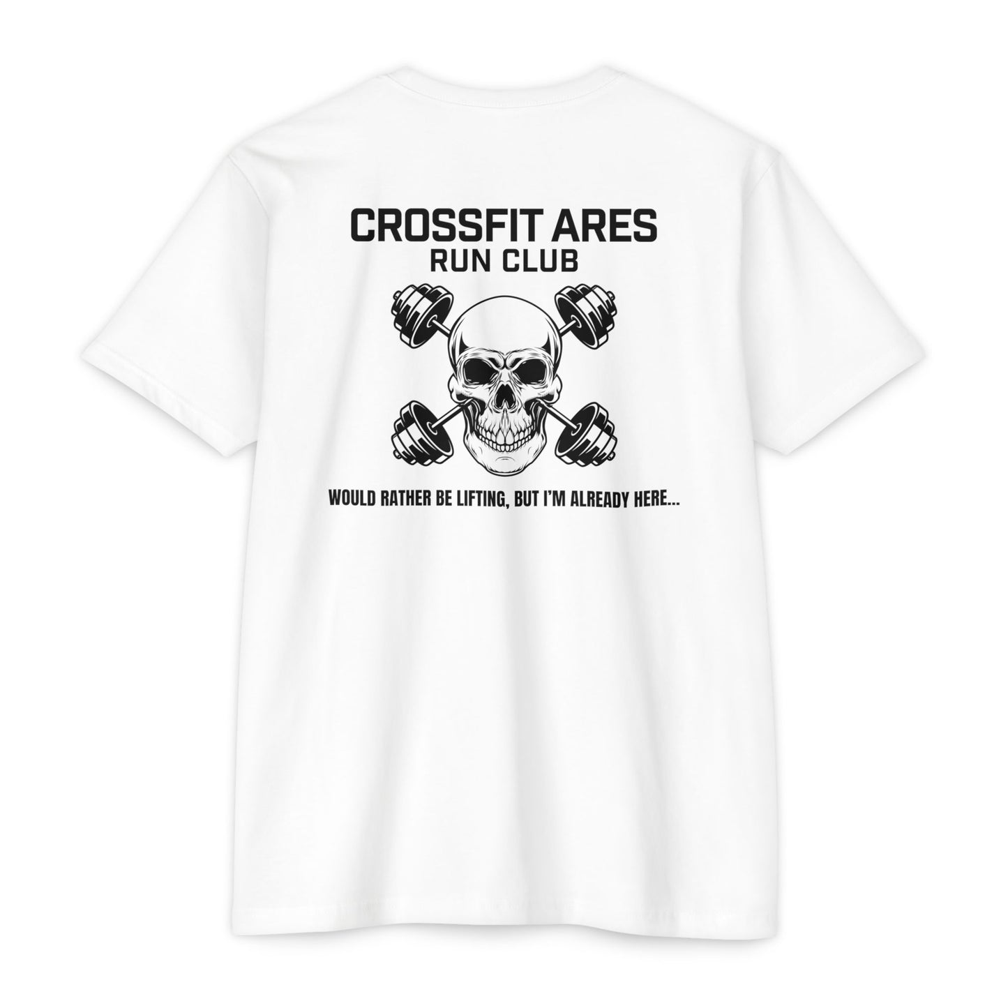 CrossFit Ares Run Club Skull & Barbell T-Shirt